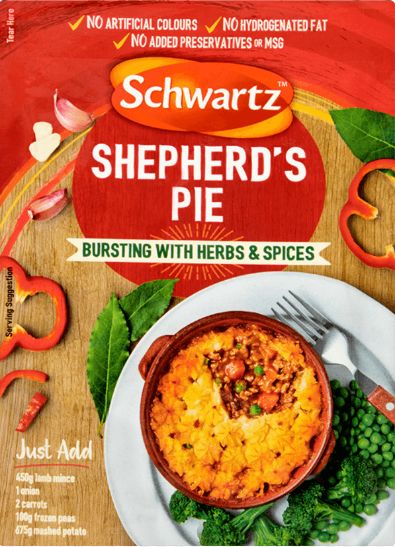 Schwartz Sachets - Shepherds Pie 6 x 38g